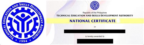 FAQs on TESDA National Certificates .